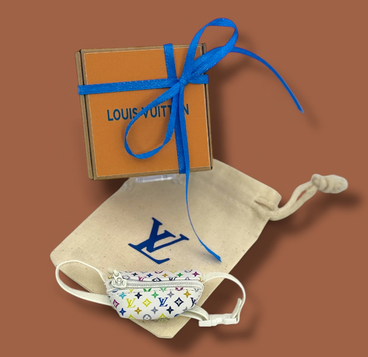 LV Bag With Box and Pouch